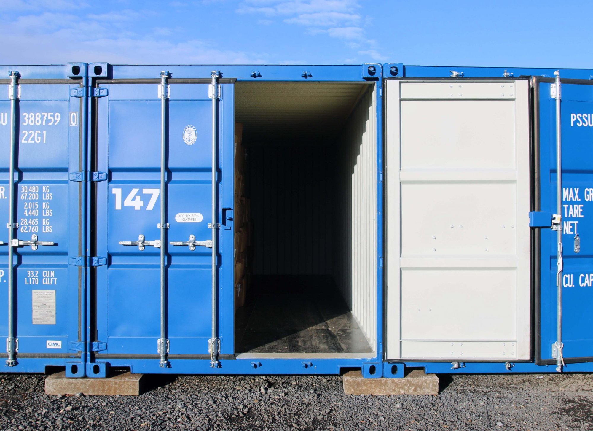 Container storage facility in Hobart Tasmania